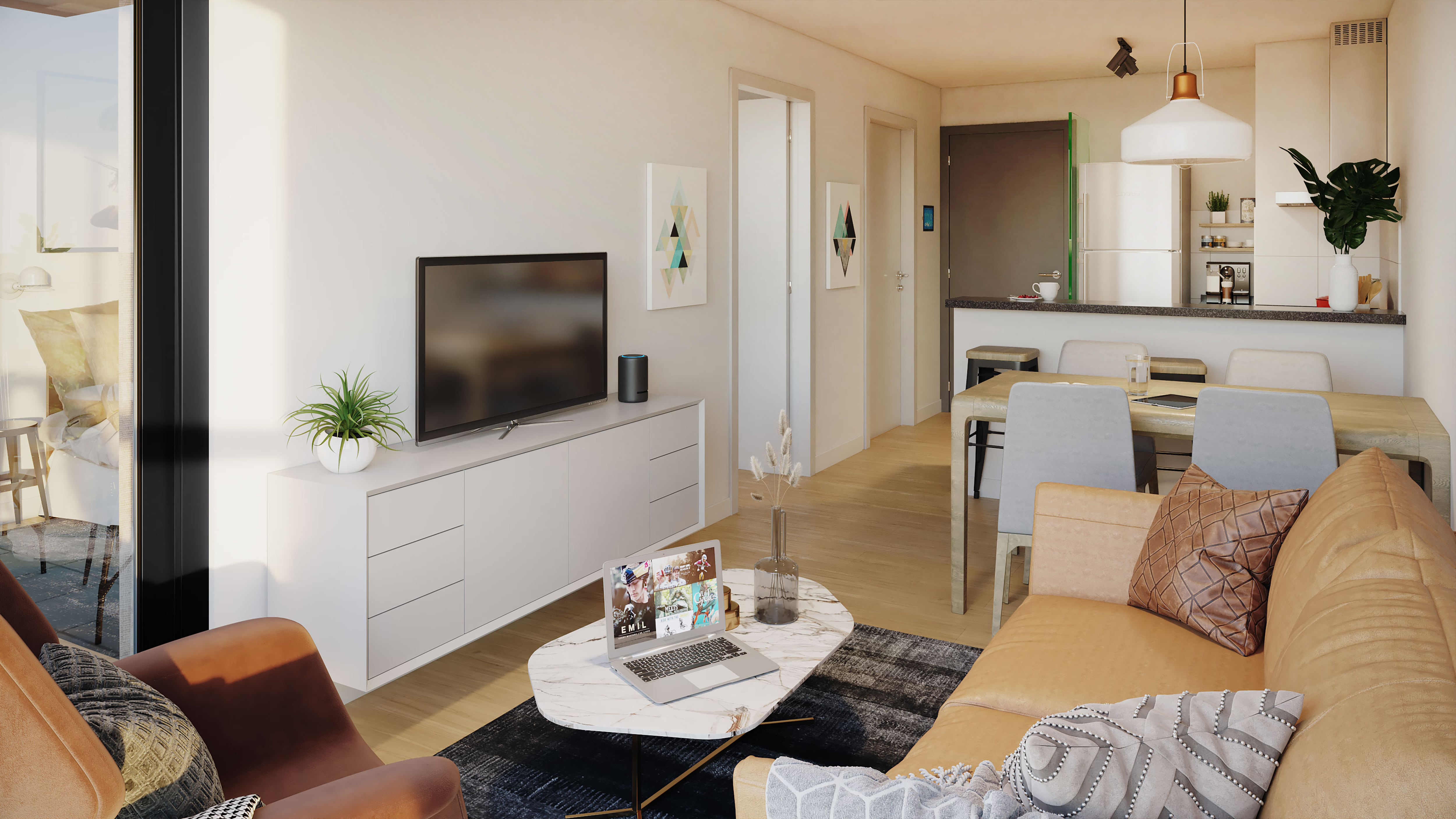 Venta Apartamento piso 9 con 2 dormitorios Centro / Barrio Sur