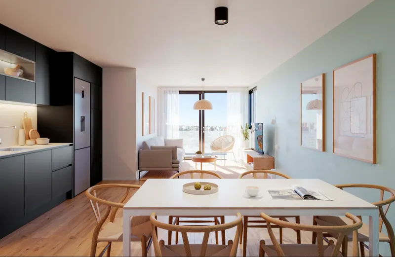 Venta Apartamento en 6to piso de 1 dormitorio en Punta Carretas