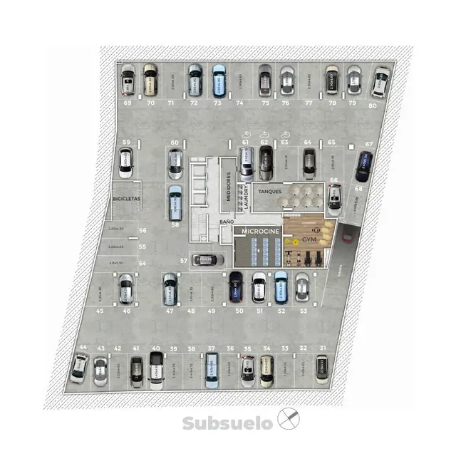 Floor plan 1 — Los Olímpicos