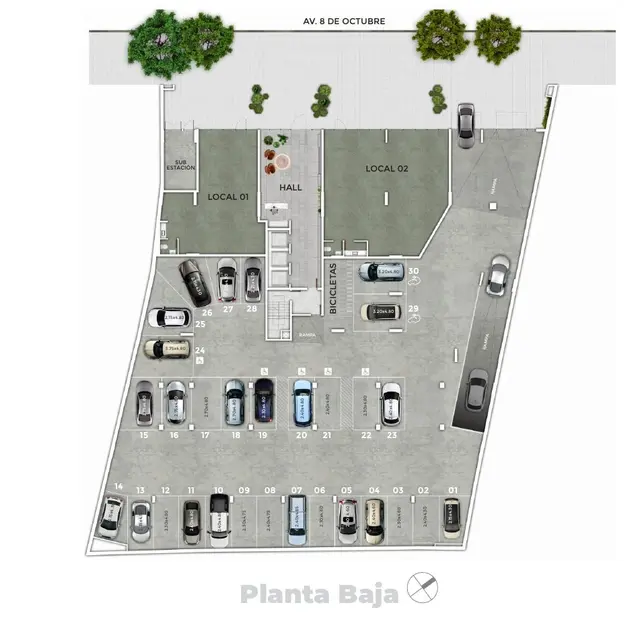 Floor plan 2 — Los Olímpicos