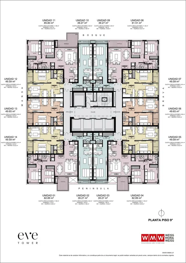 Floor plan 11 — EVE Tower