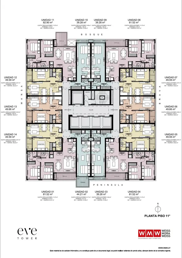 Floor plan 13 — EVE Tower