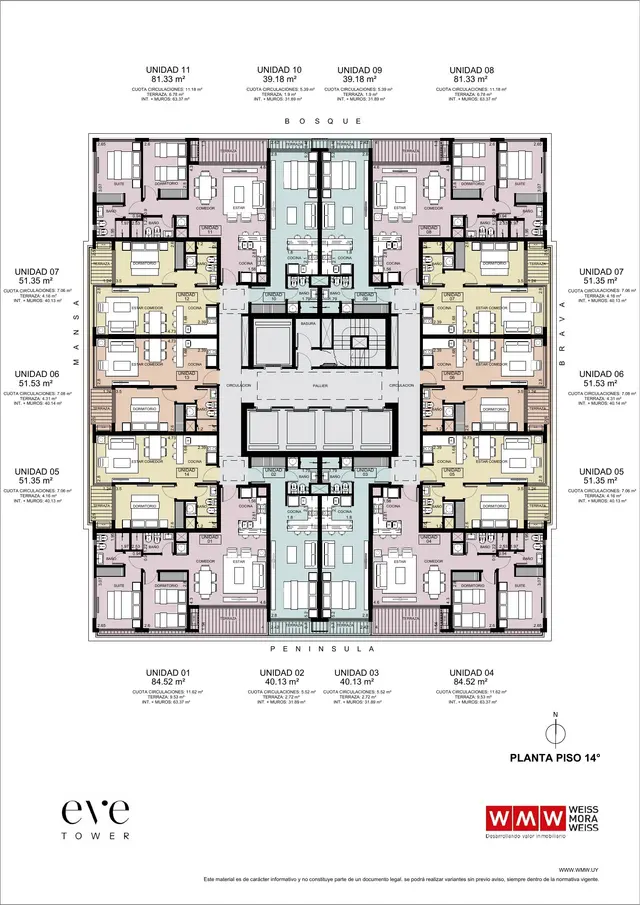 Floor plan 16 — EVE Tower