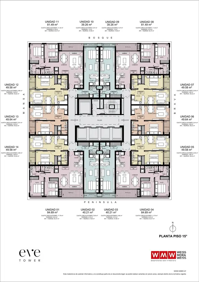 Floor plan 17 — EVE Tower