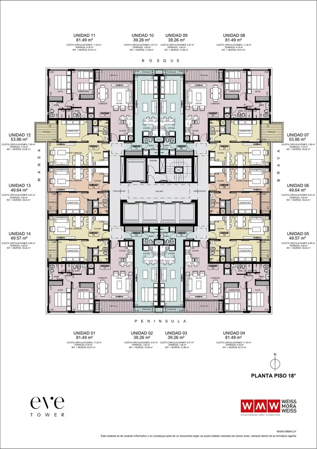 Floor plan 20 — EVE Tower
