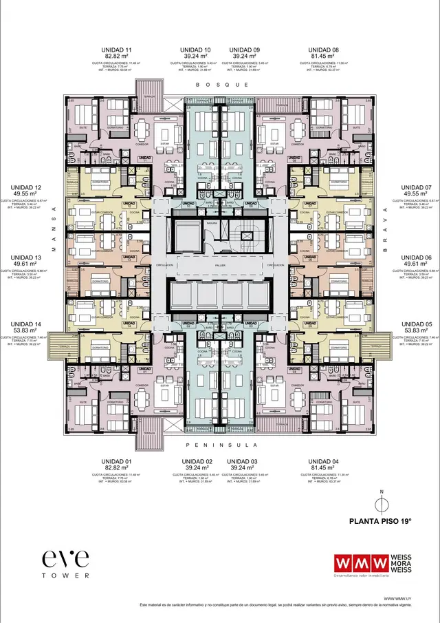 Floor plan 21 — EVE Tower