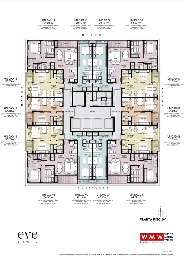 Floor plan 28 — EVE Tower