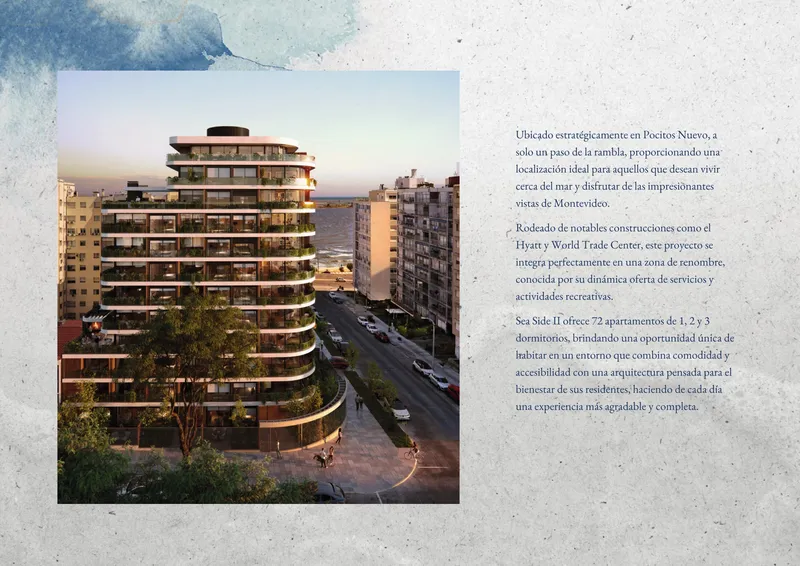 Venta Apartamento 1 dormitorio en Sea Side II — Pocitos Nuevo